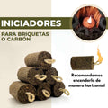 Iniciadores para briquetas o carbón 🔥 Calor que dura más